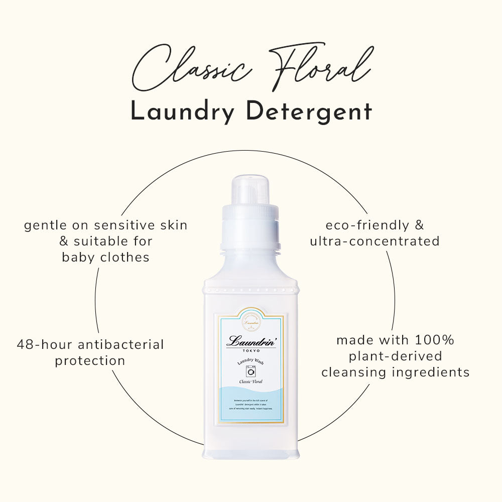 Laundrin Laundry Detergent Classic Floral - LAUNDRIN