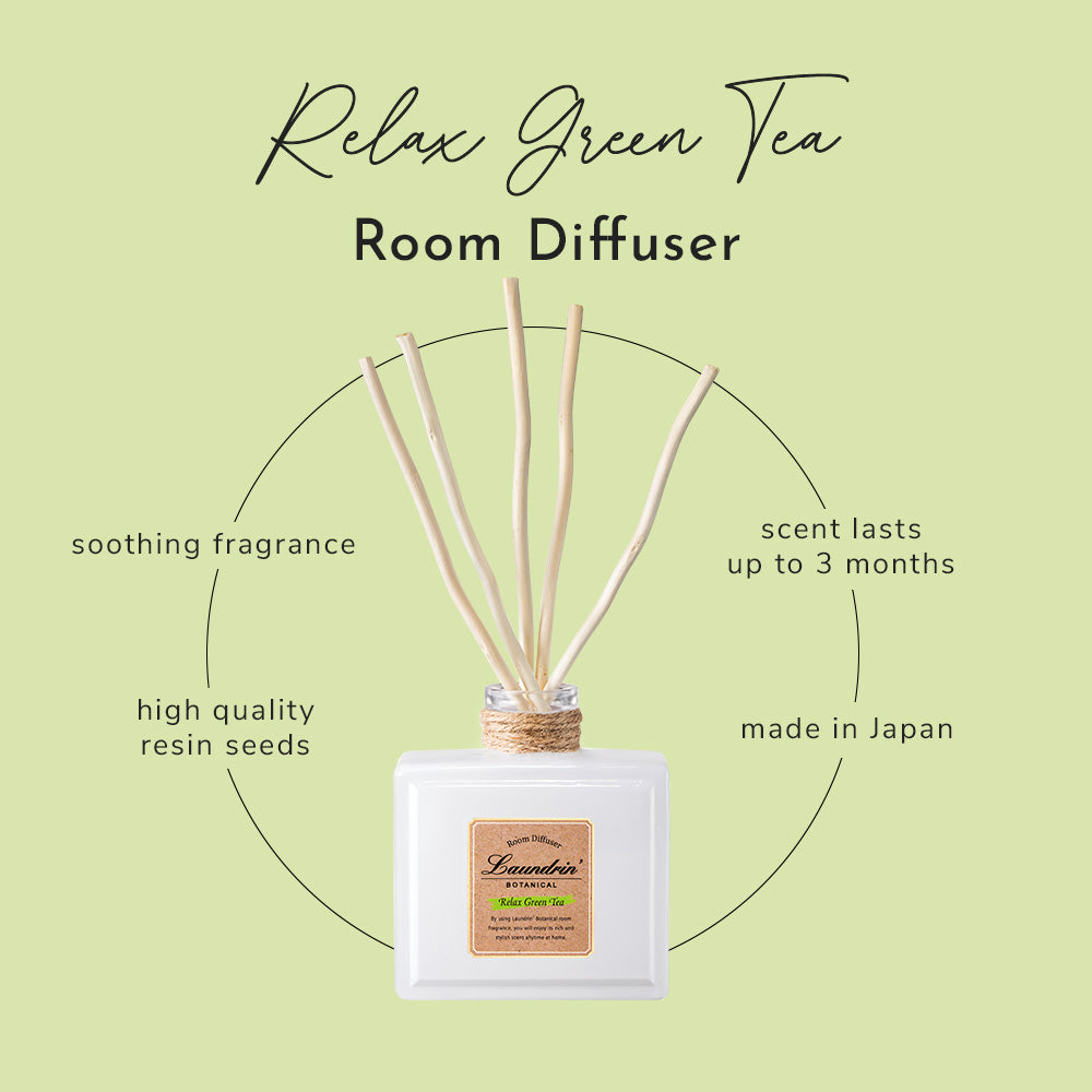 Laundrin Botanical Room Diffuser Relax Green Tea - LAUNDRIN