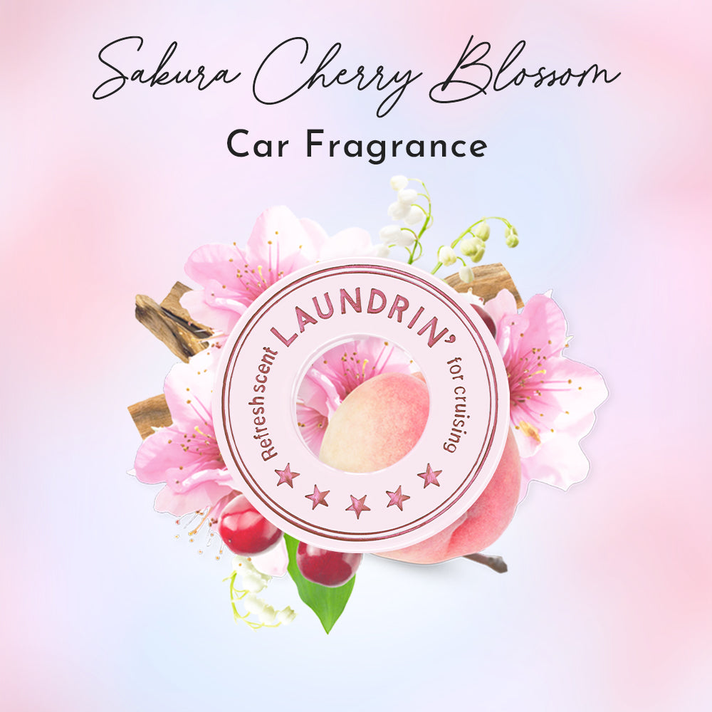 Laundrin Laundry Car Fragrance Sakura Cherry Blossom (PREORDER) - LAUNDRIN
