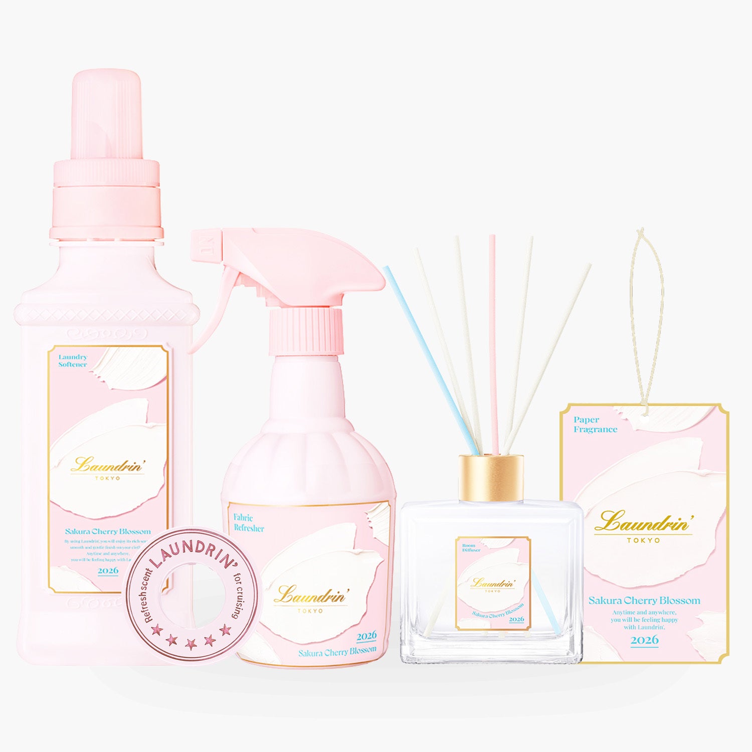 Laundrin Complete Set Sakura Cherry Blossom - LAUNDRIN